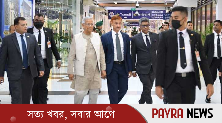 মালয়েশিয়ার উদ্দেশ্যে ঢাকা ছাড়লেন প্রধান উপদেষ্টা