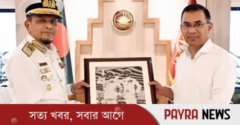 প্রধানমন্ত্রীর সঙ্গে নৌপ্রধানের সৌজন্য সাক্ষাৎ