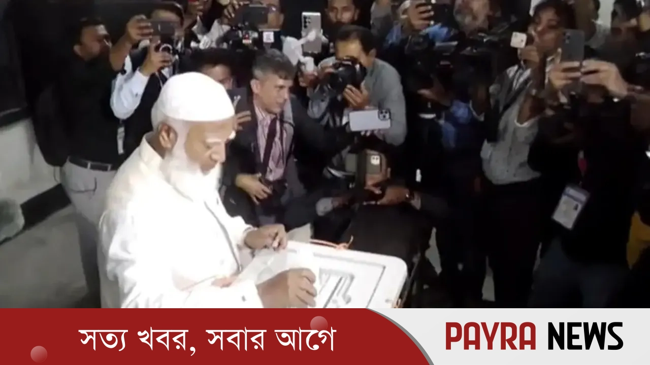 ভোট দিলেন জামায়াত আমির