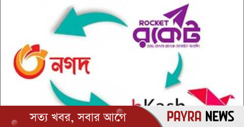 বিকাশ-নগদ-রকেটে টাকা পাঠাতে আর বাধা নেই