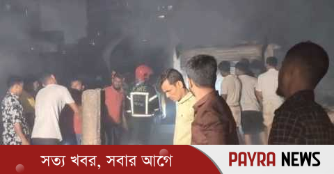 মধ্যরাতে রায়েরবাজার কৃষিমার্কেটে আগুন