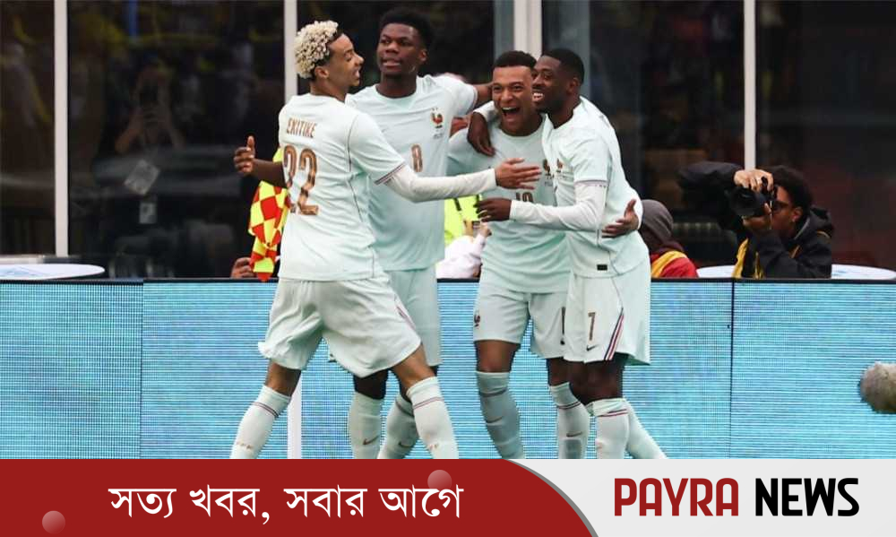 ১০ জন নিয়েও ব্রাজিলকে দাপট দেখাল ফ্রান্স