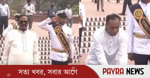 স্মৃতিসৌধে নবনির্বাচিত স্পিকার ও ডেপুটি স্পিকারের শ্রদ্ধা