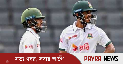 ৩ উইকেটে ১০১ রান নিয়ে লাঞ্চ বিরতিতে বাংলাদেশ