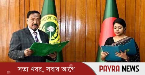 শপথ নিলেন এনসিপির নুসরাত